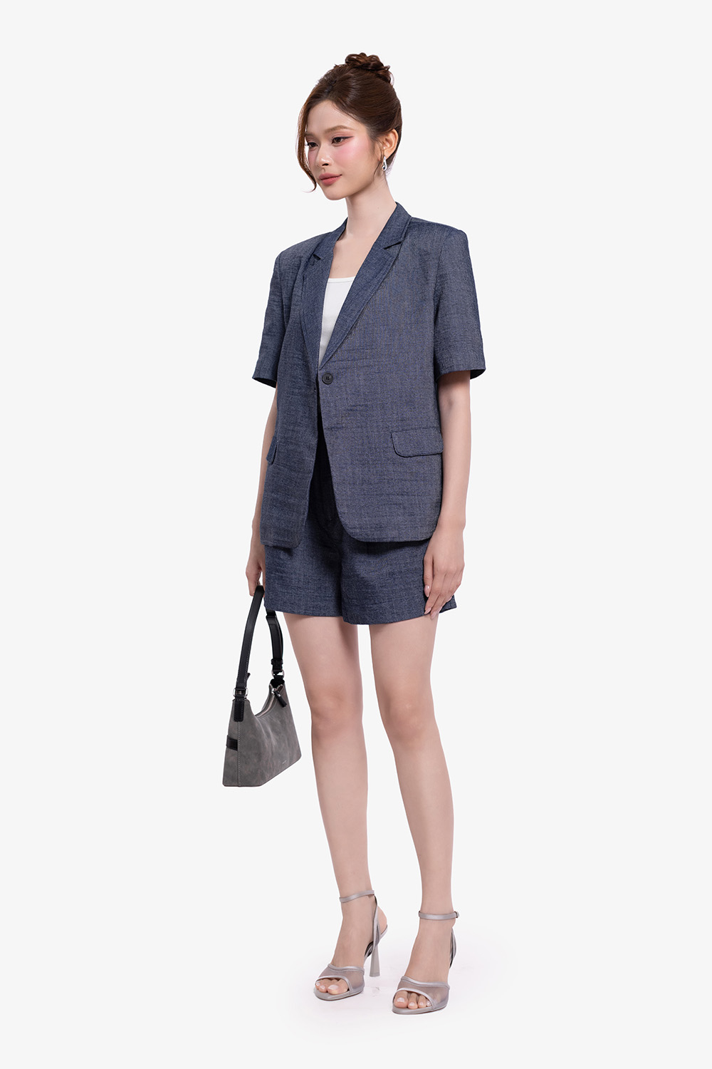 Áo blazer nữ ngắn tay