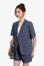 Áo blazer nữ ngắn tay