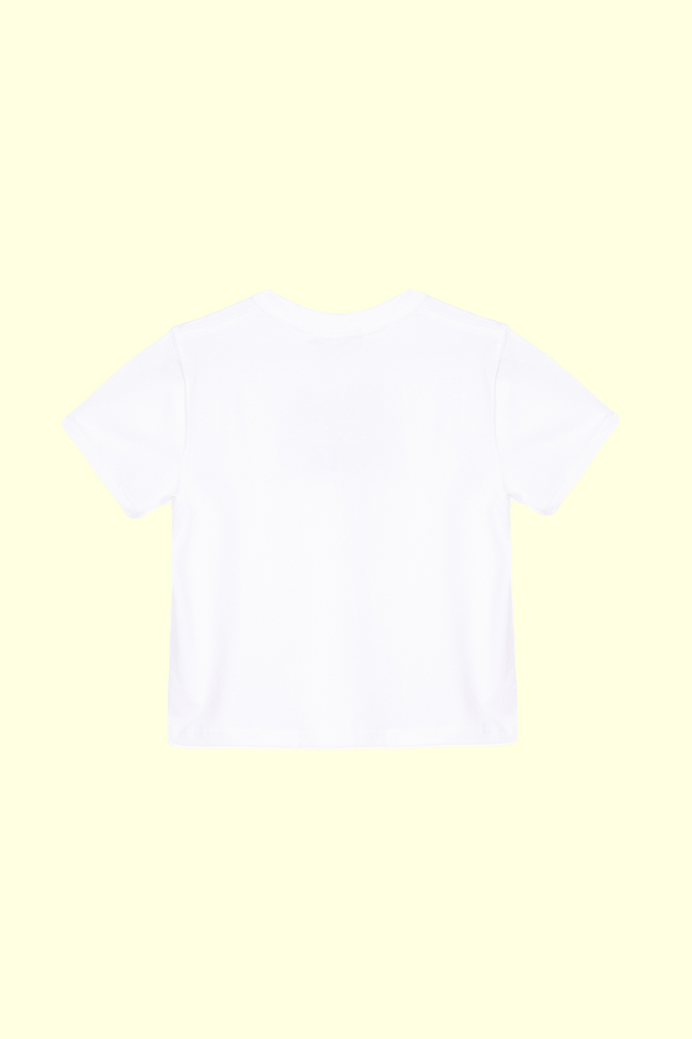 Áo thun cotton nữ màu trắng chữ thêu