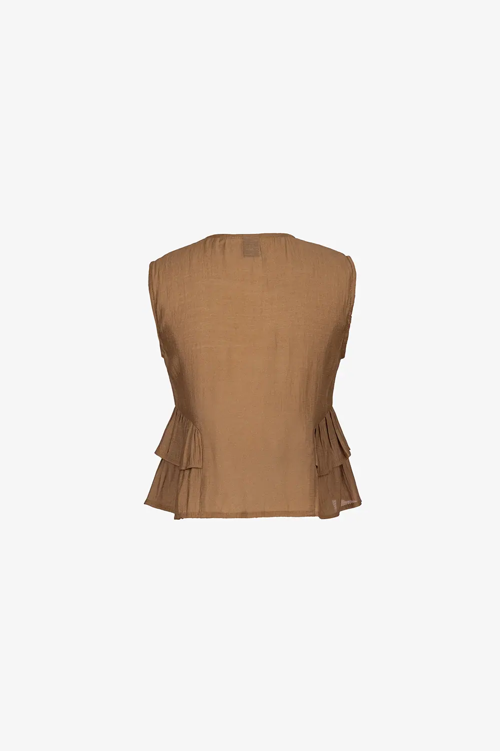 Áo kiểu nữ peplum nhún bèo
