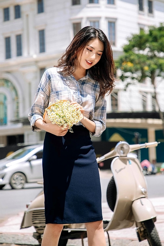 Chân váy bút chì