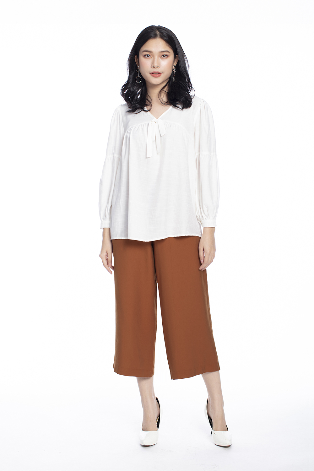 Quần công sở ống suông 