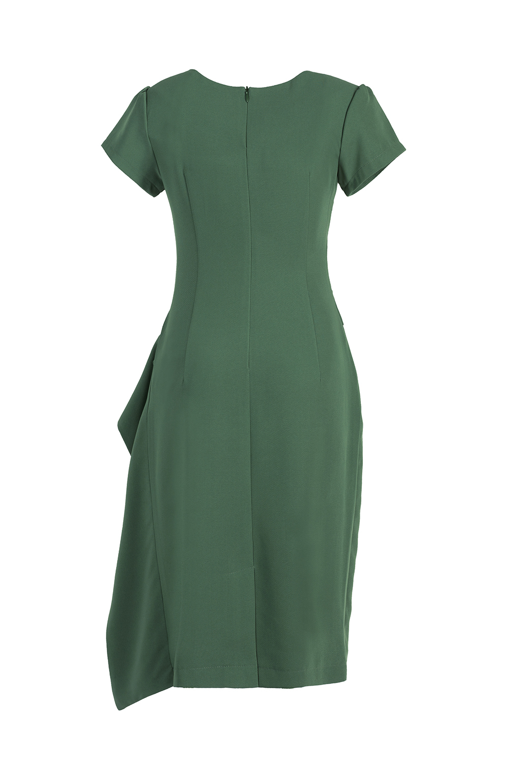 Đầm peplum viền bèo dáng ôm 