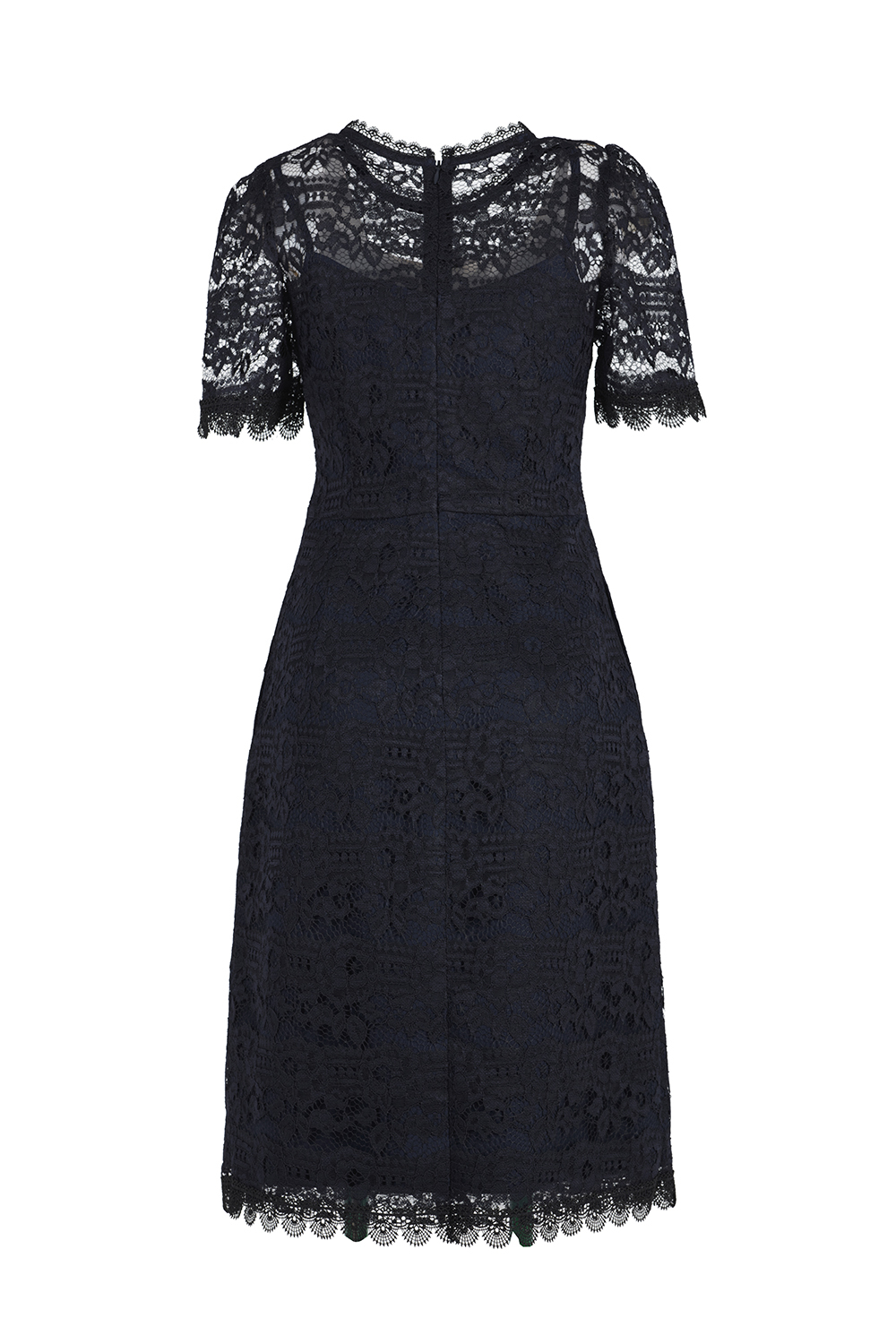 Đầm ren đính hoa form chữ A 