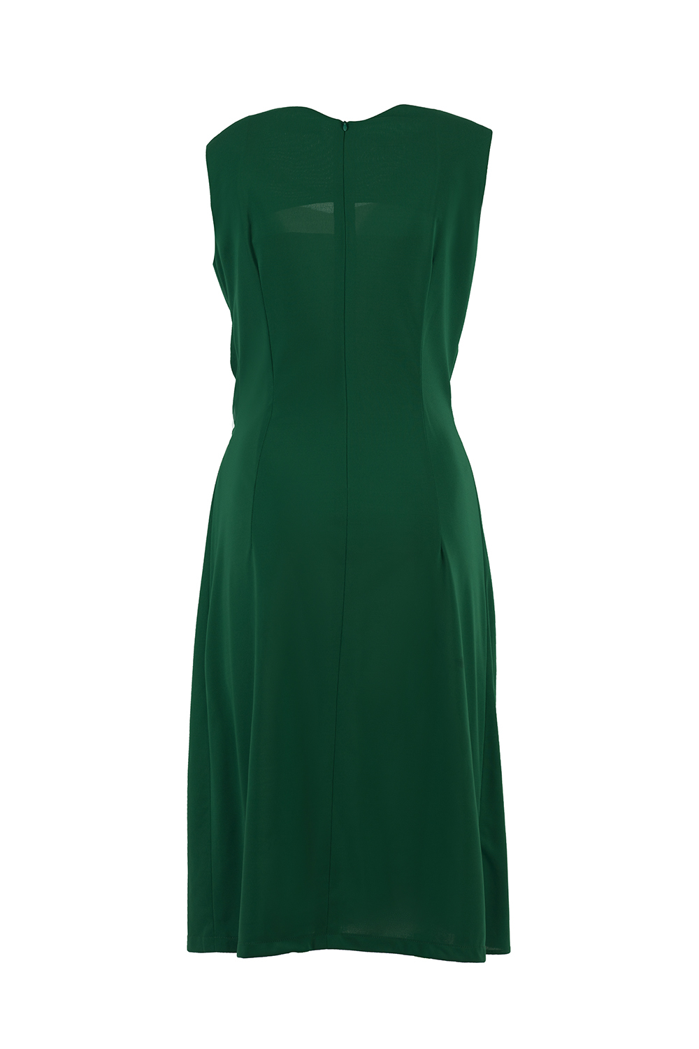 Đầm quấn nhấn eo cách điệu cổ V 