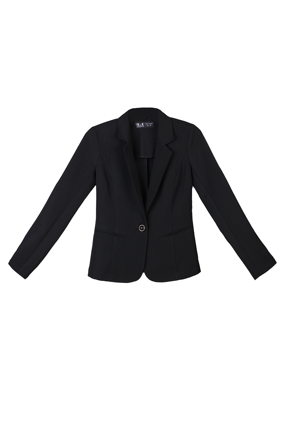 Áo khoác blazer dáng ôm màu đen 