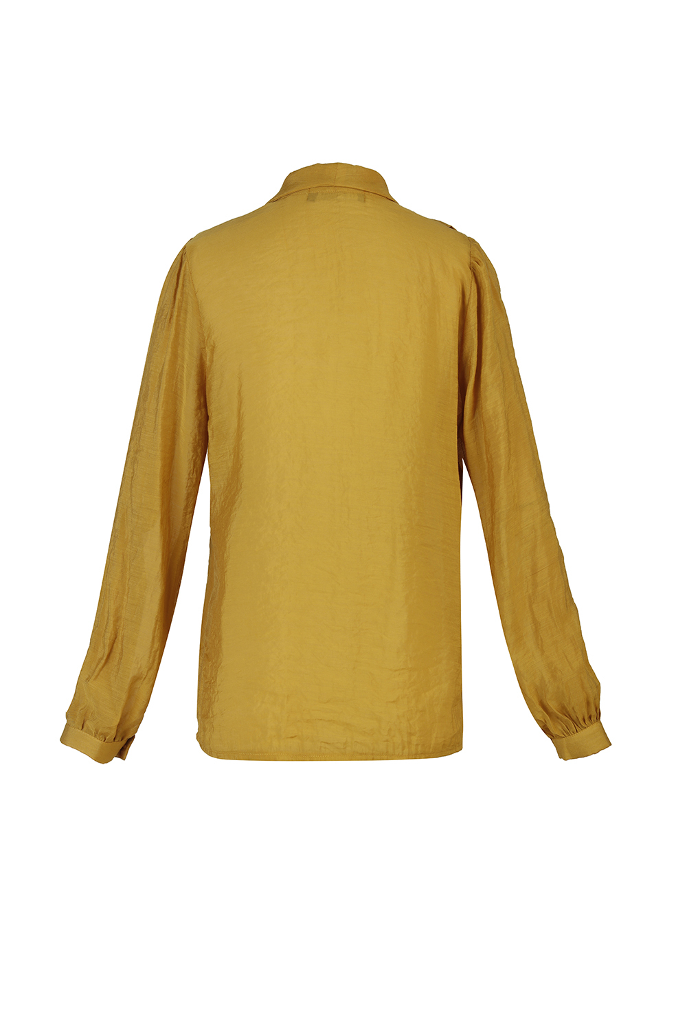 Áo sơ mi tay dài cổ thắt nơ 