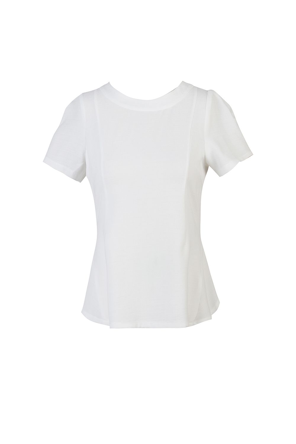 Áo kiểu nữ đẹp màu trắng tay ngắn 