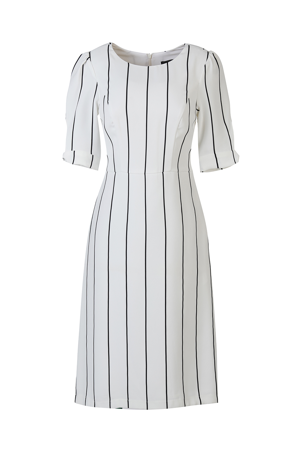 Đầm kẻ sọc dáng chữ A tay lỡ 