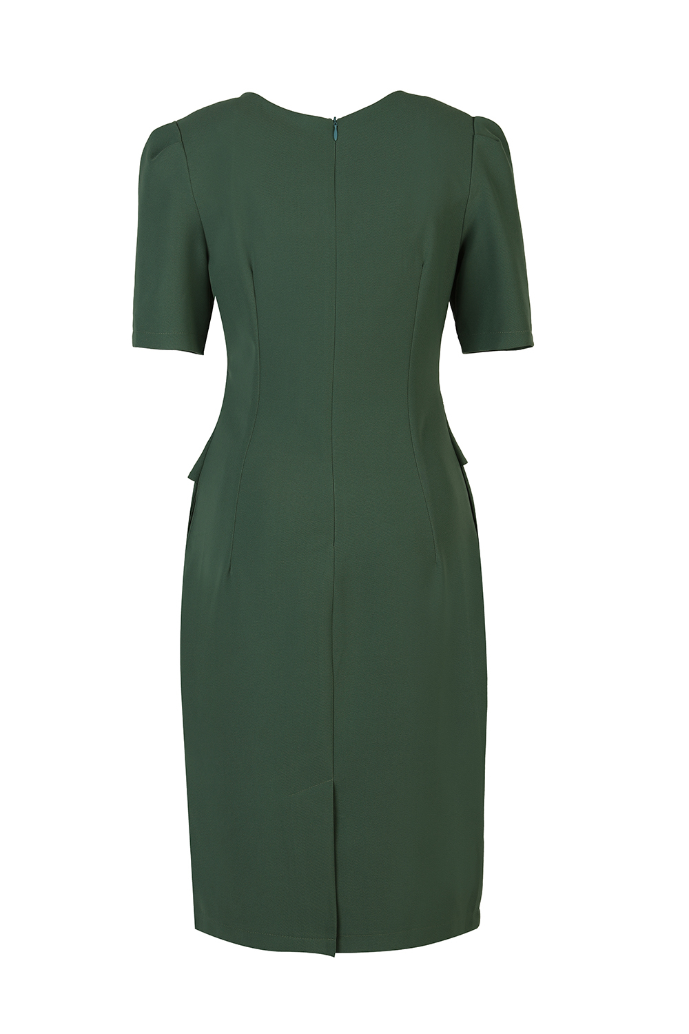 Đầm peplum tùng váy thêu hoa 