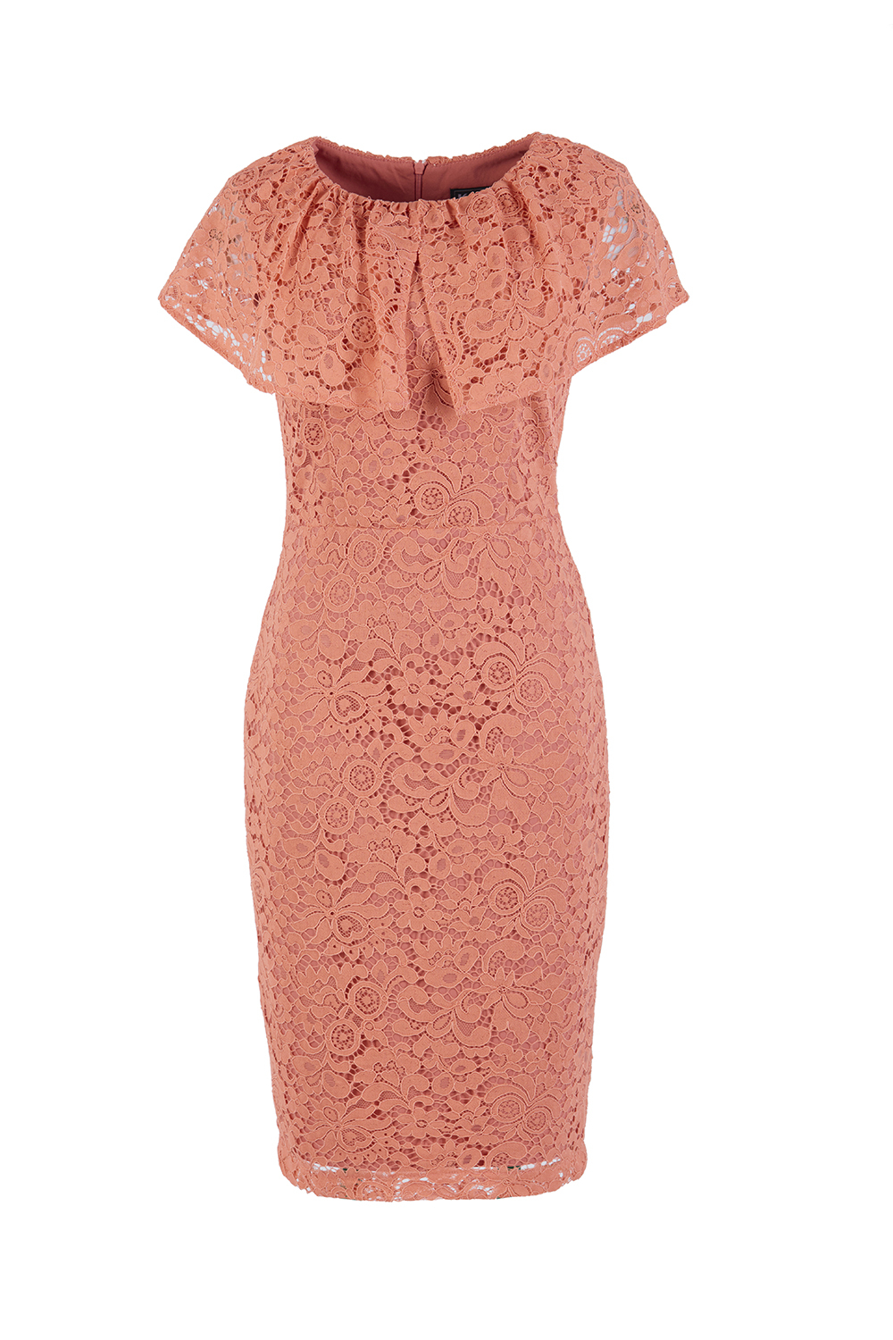 Đầm ren ôm body cổ cách điệu 