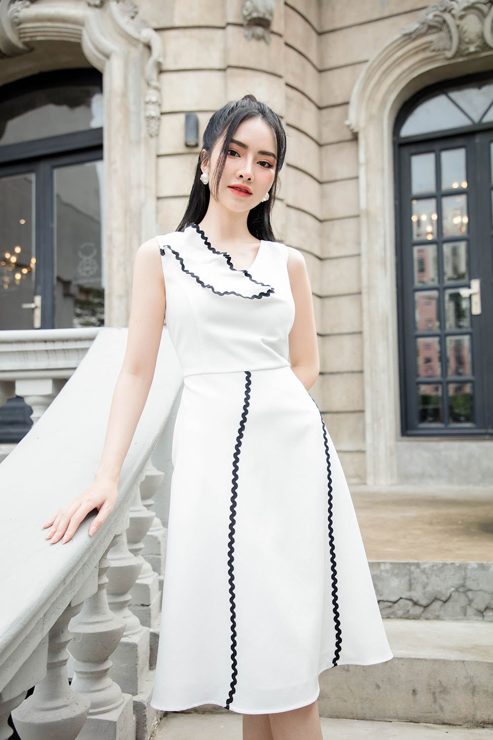 Thiên đường váy trắng dự tiệc tại Hải Dương đẹp lịm tim  Topvay Fashion