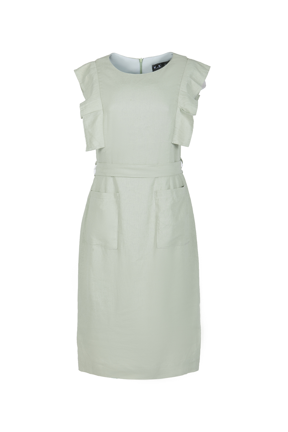 Đầm chữ A nhấn eo có túi 