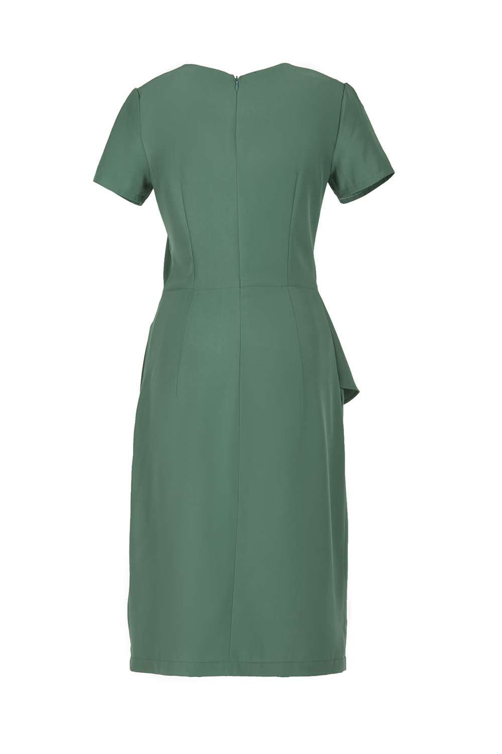 Đầm chữ A nhấn eo phối bèo 