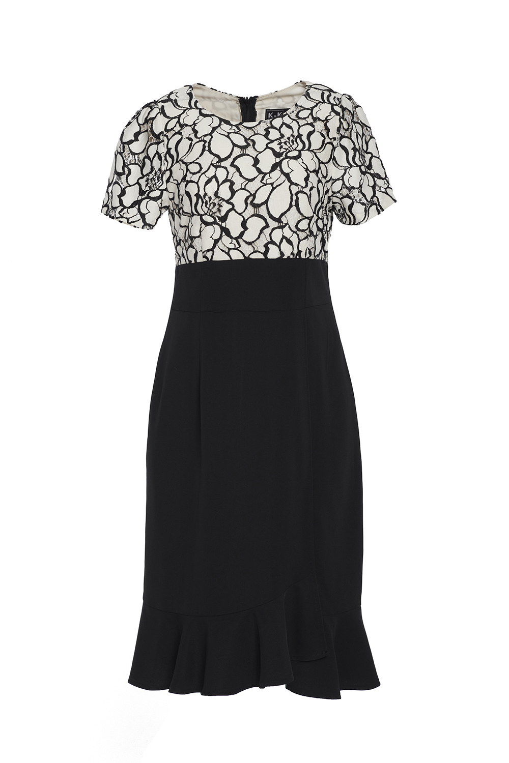 Đầm đuôi cá dáng ôm body phối ren 