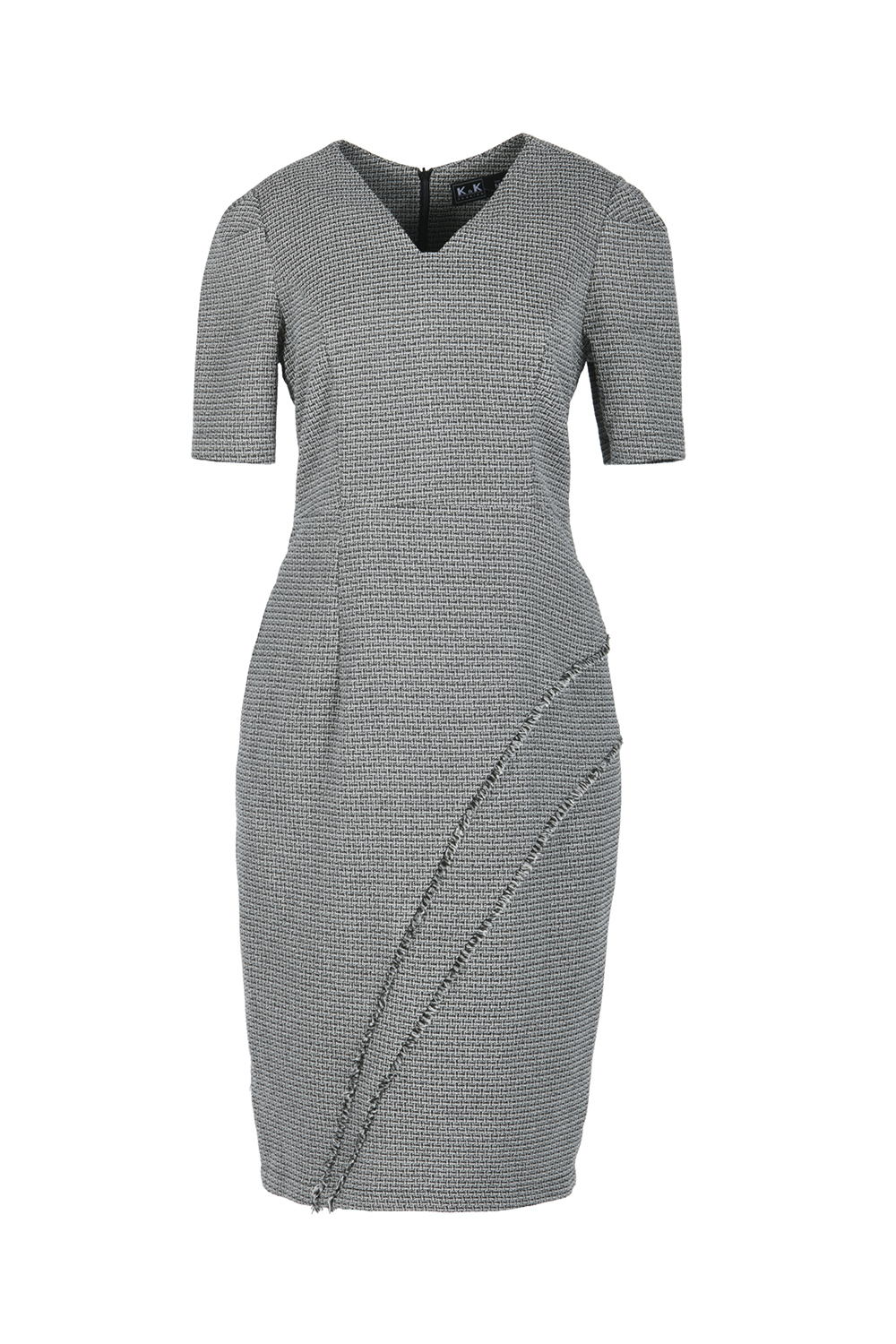 Đầm ôm công sở cổ V tay lỡ 