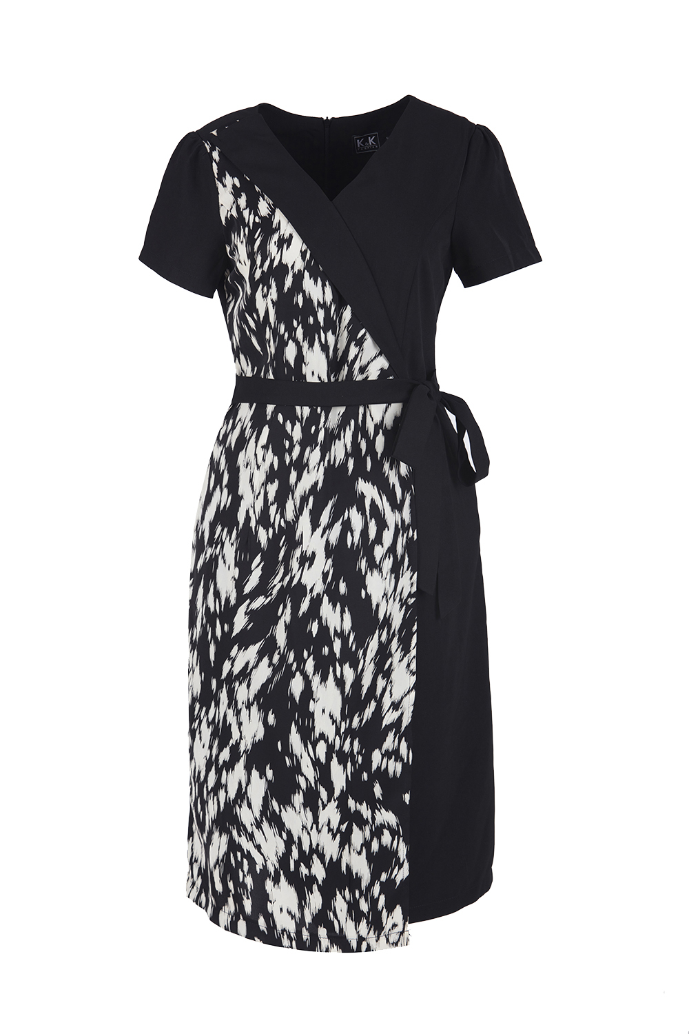 Đầm quấn wrap dress nhấn eo phối nơ 