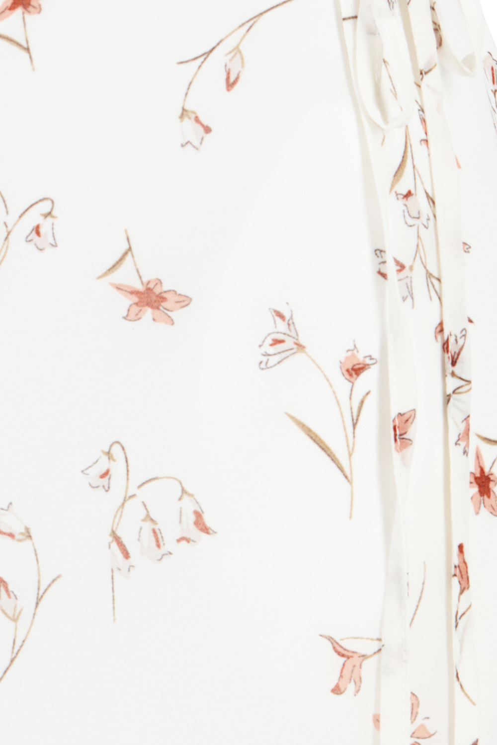 Đầm hoa chữ A tùng nhún bèo 