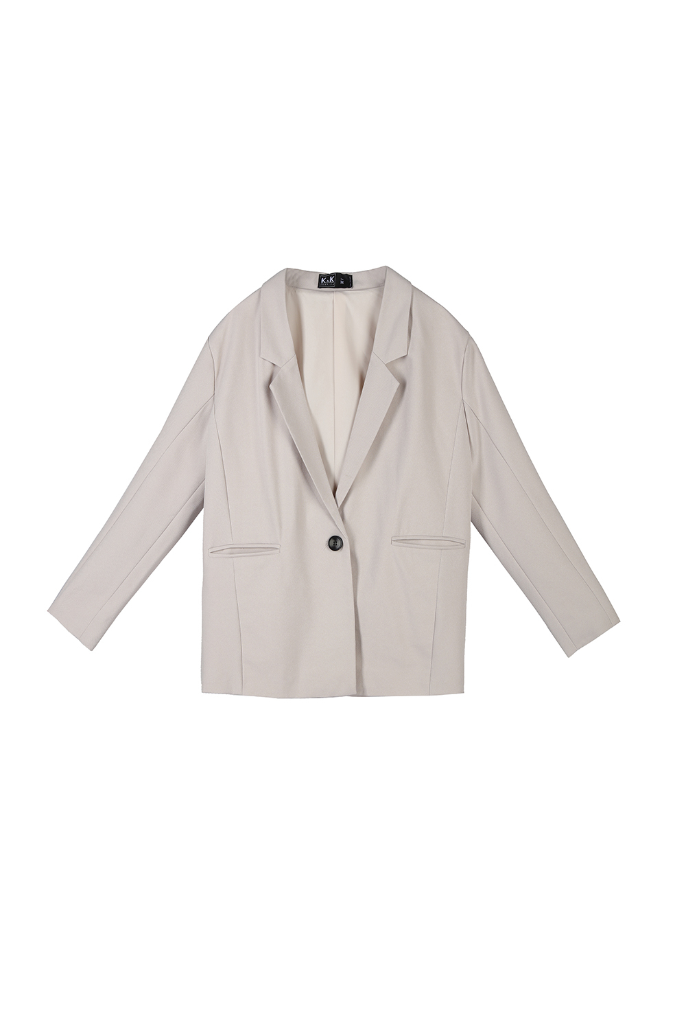 Áo khoác blazer màu kem 