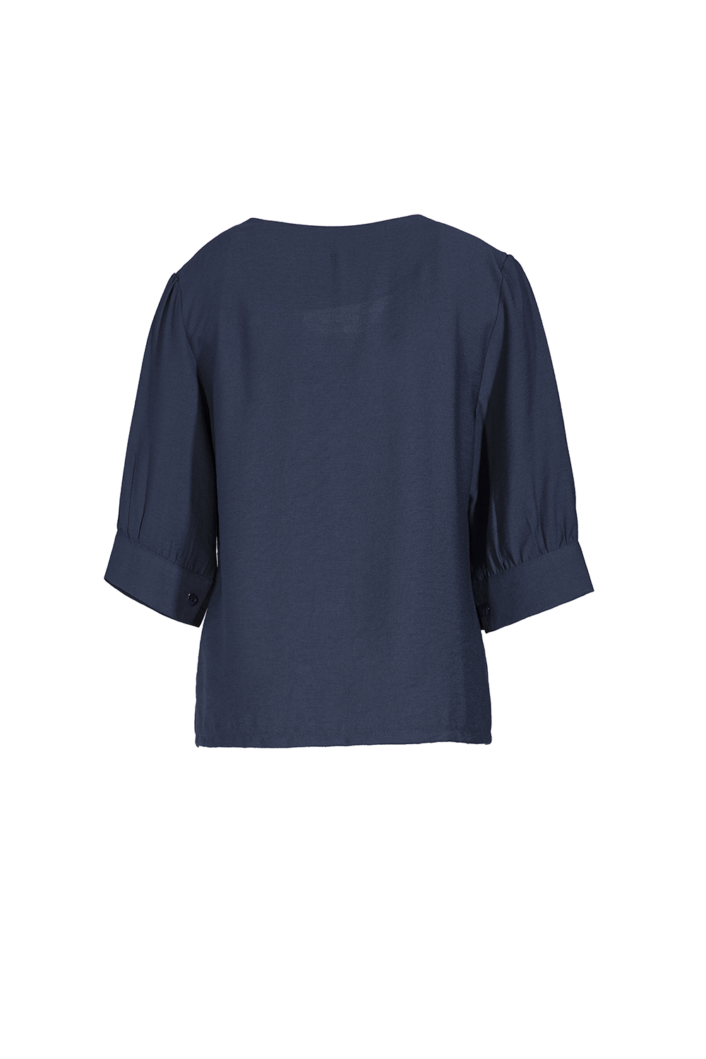 Áo sơ mi cổ sen tay lỡ 