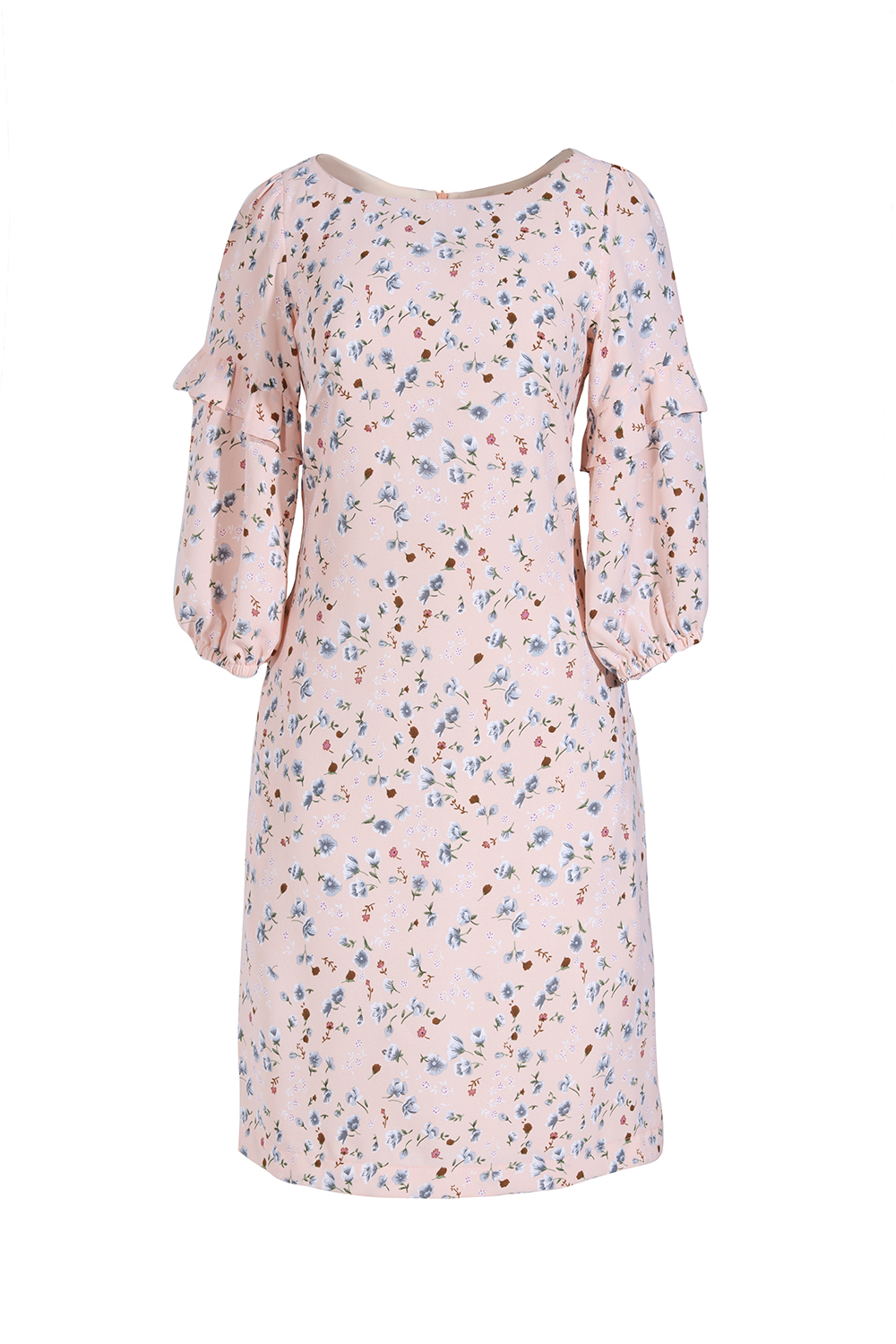 Đầm hoa nhí dáng suông tay lỡ 