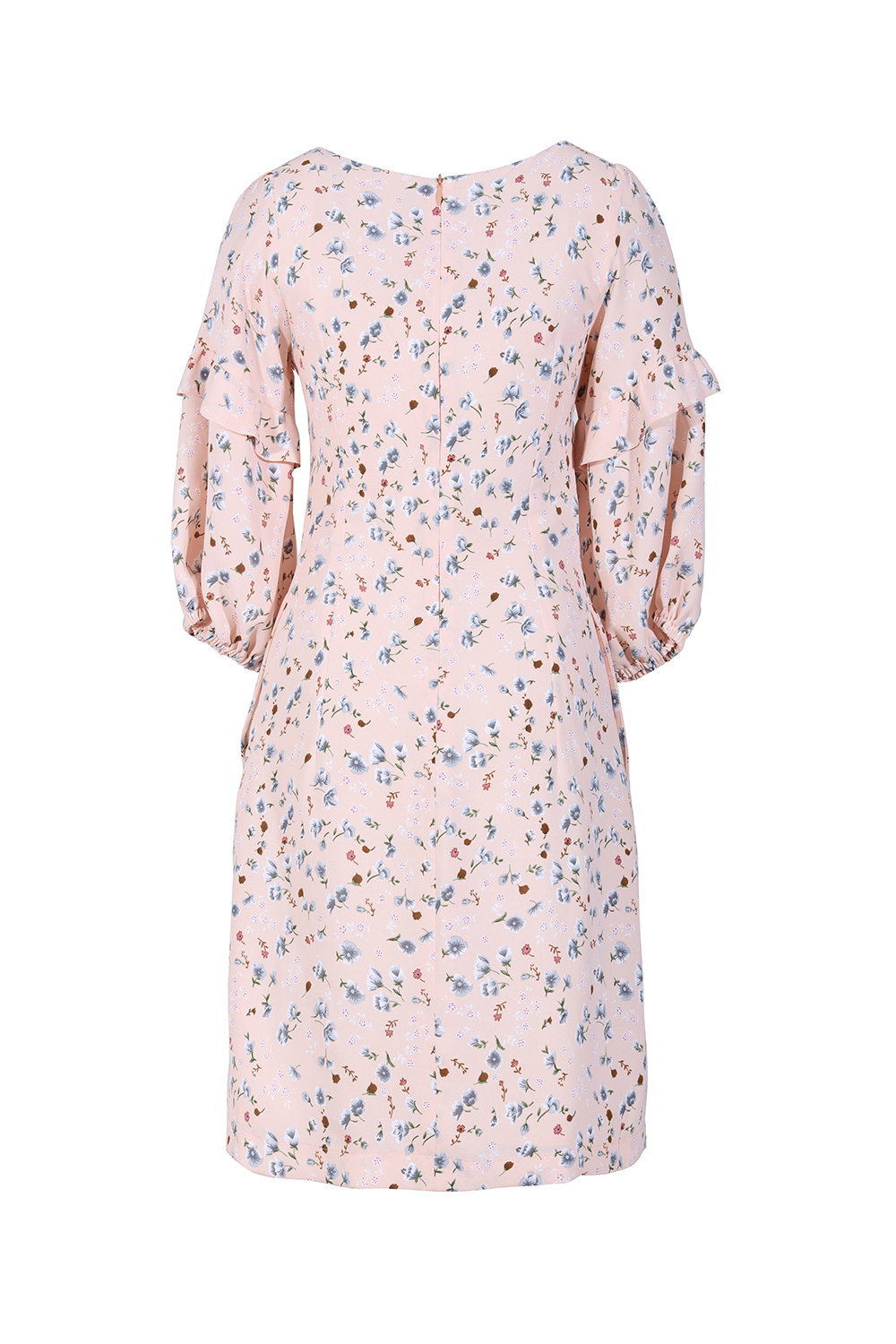 Đầm hoa nhí dáng suông tay lỡ 