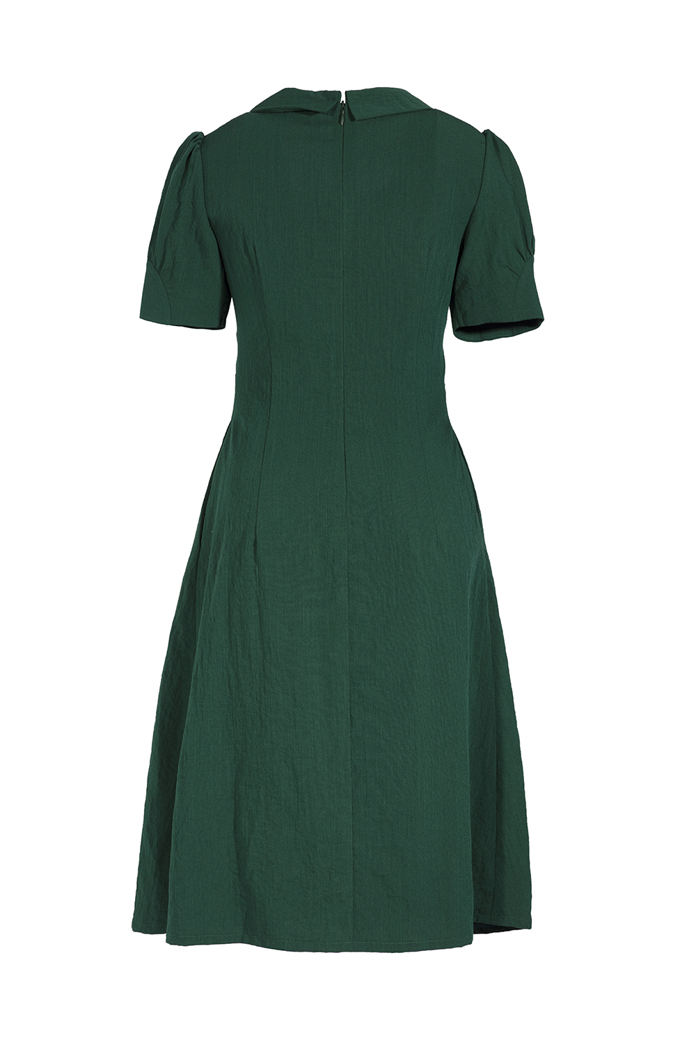 Đầm xòe cổ vuông tay ngắn 