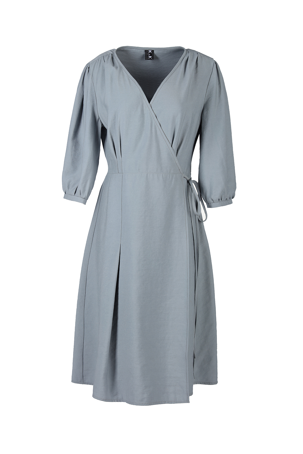 Đầm wrap dress tay lỡ cổ V 