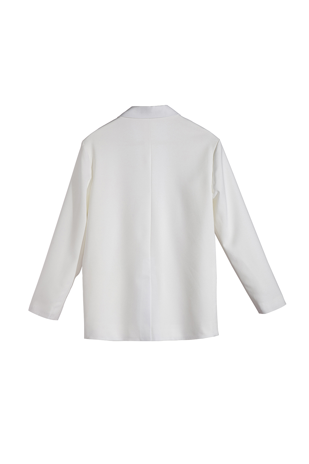 Áo blazer nữ trắng tay dài 