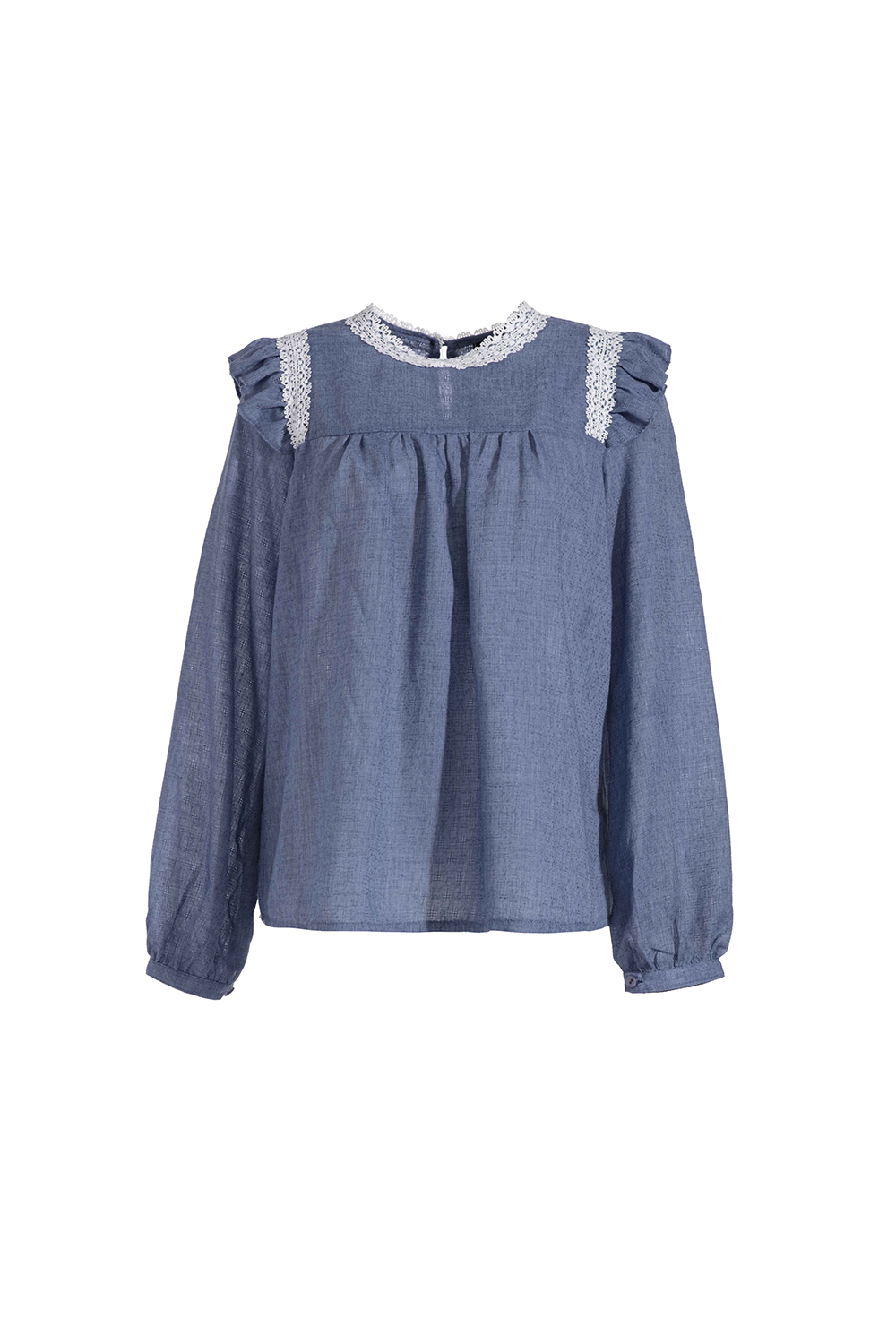 Áo kiểu form suông dài tay 