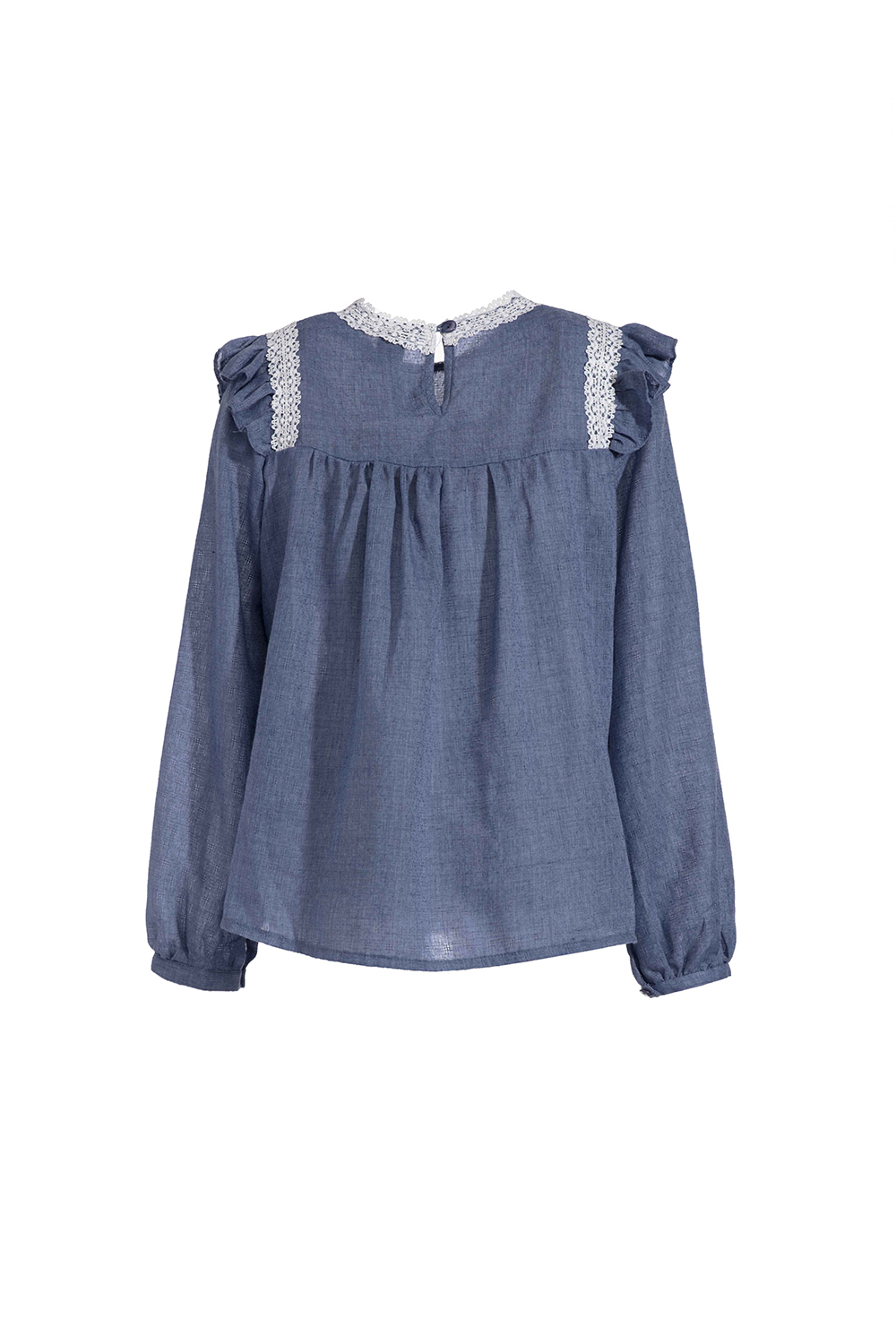 Áo kiểu form suông dài tay 