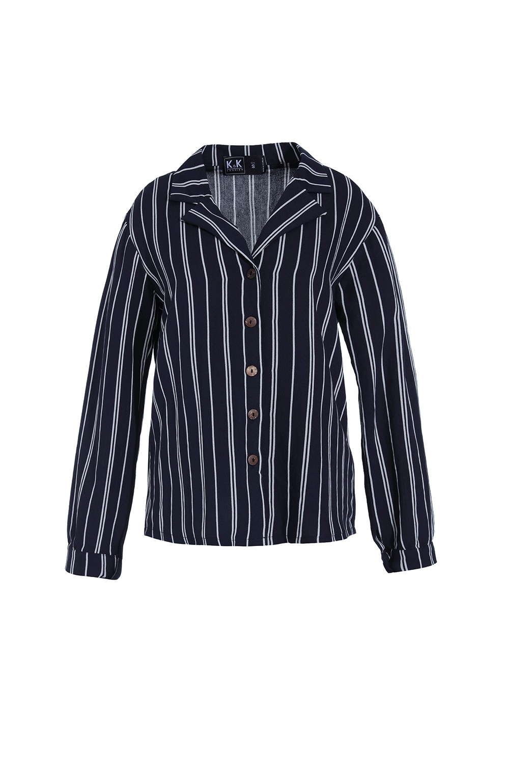 Áo sơ mi công sở nữ kẻ sọc tay dài 