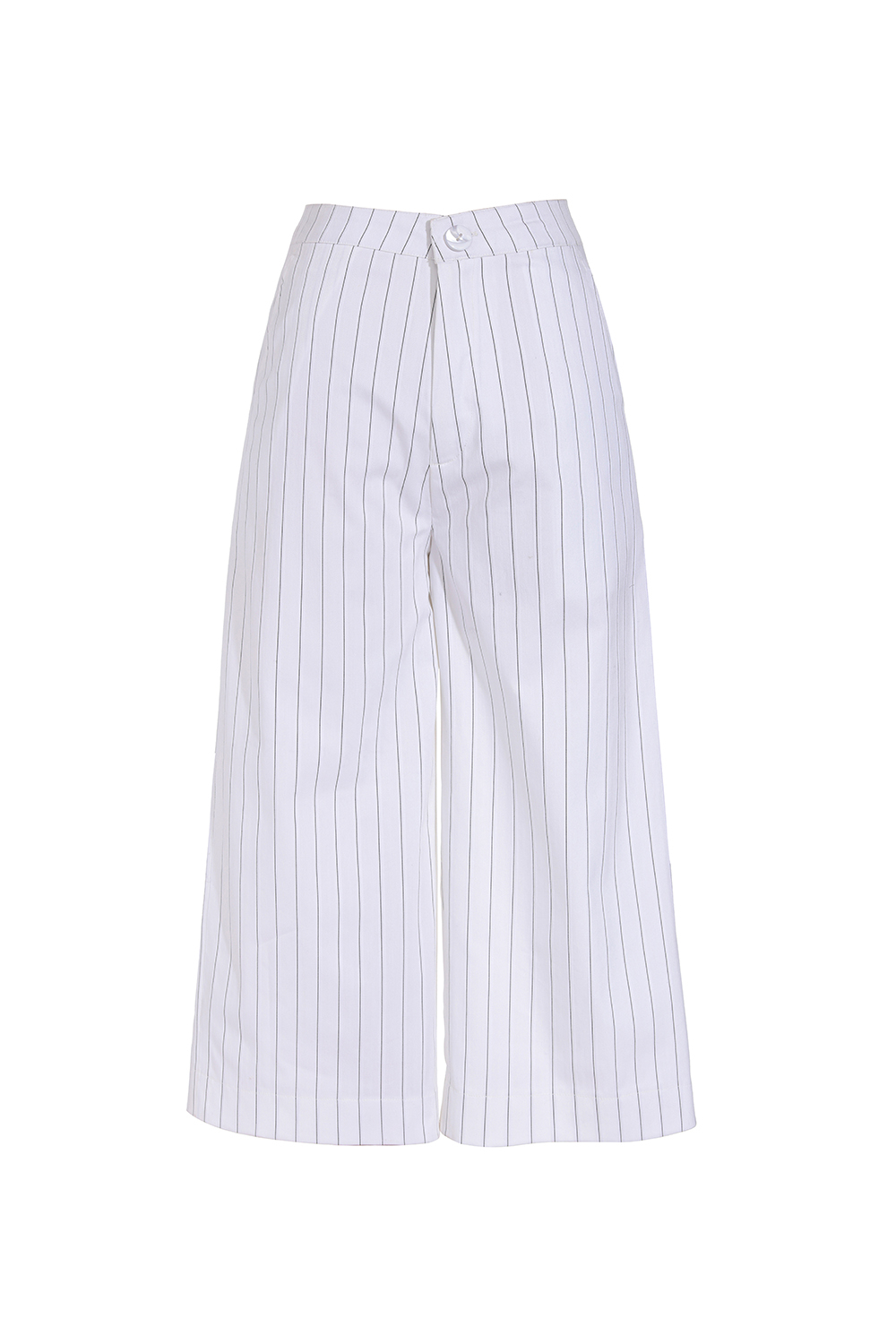 Quần công sở nữ ống rộng culottes kẻ sọc 