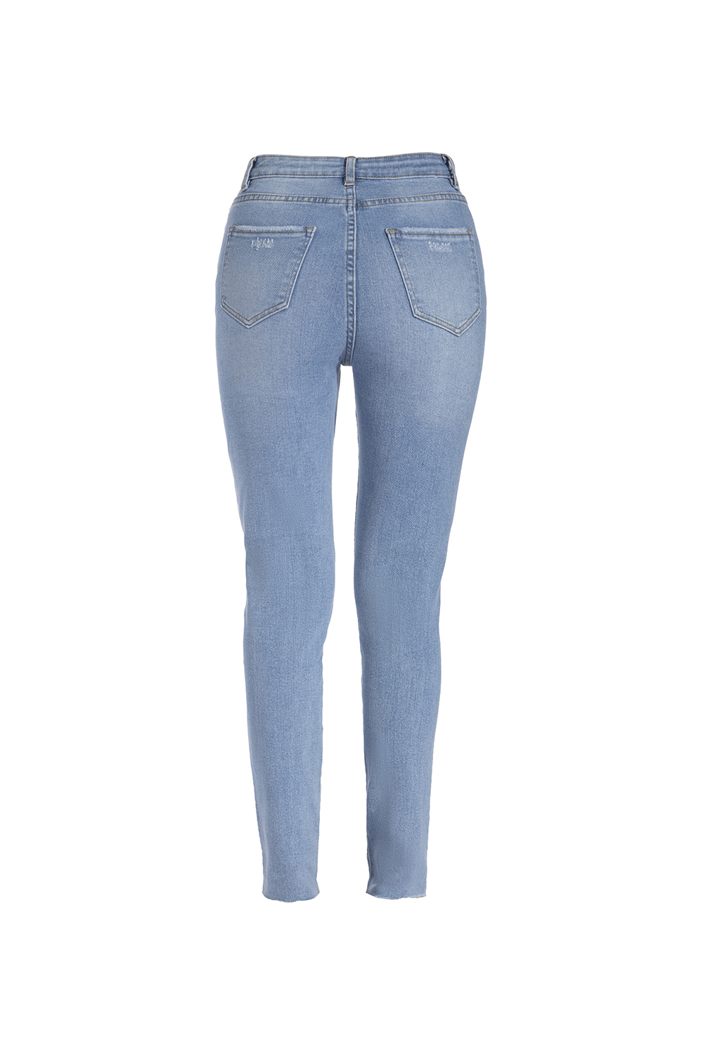 Quần jeans nữ lưng cao dáng skinny 