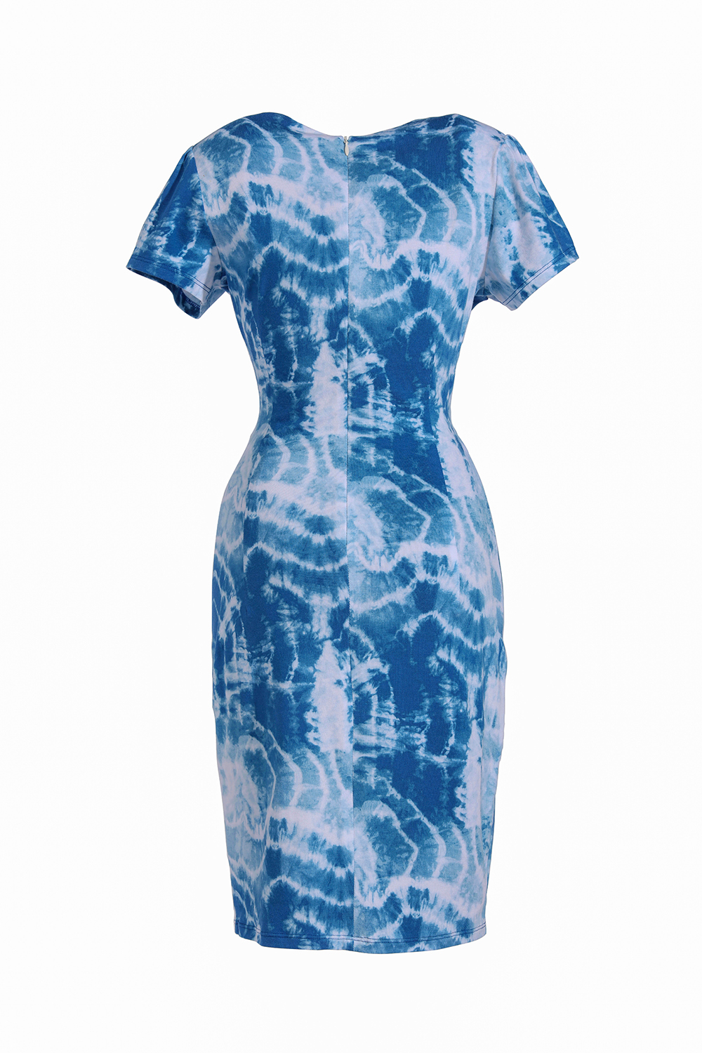 Đầm thun công sở dáng ôm xoắn ngực 