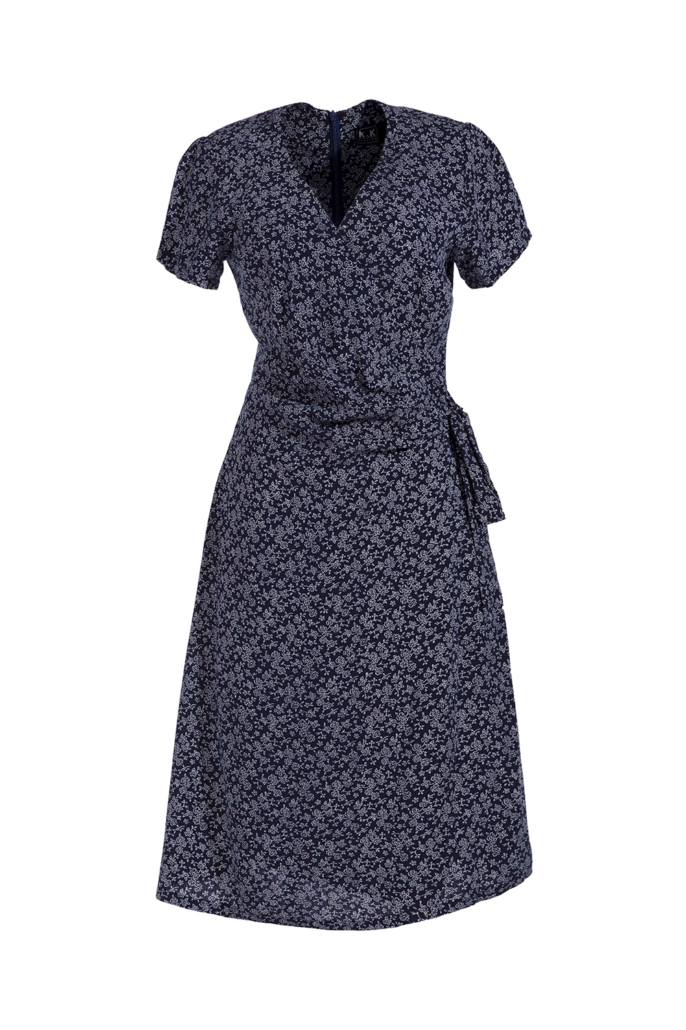 Đầm quấn wrap dress họa tiết hoa nhí