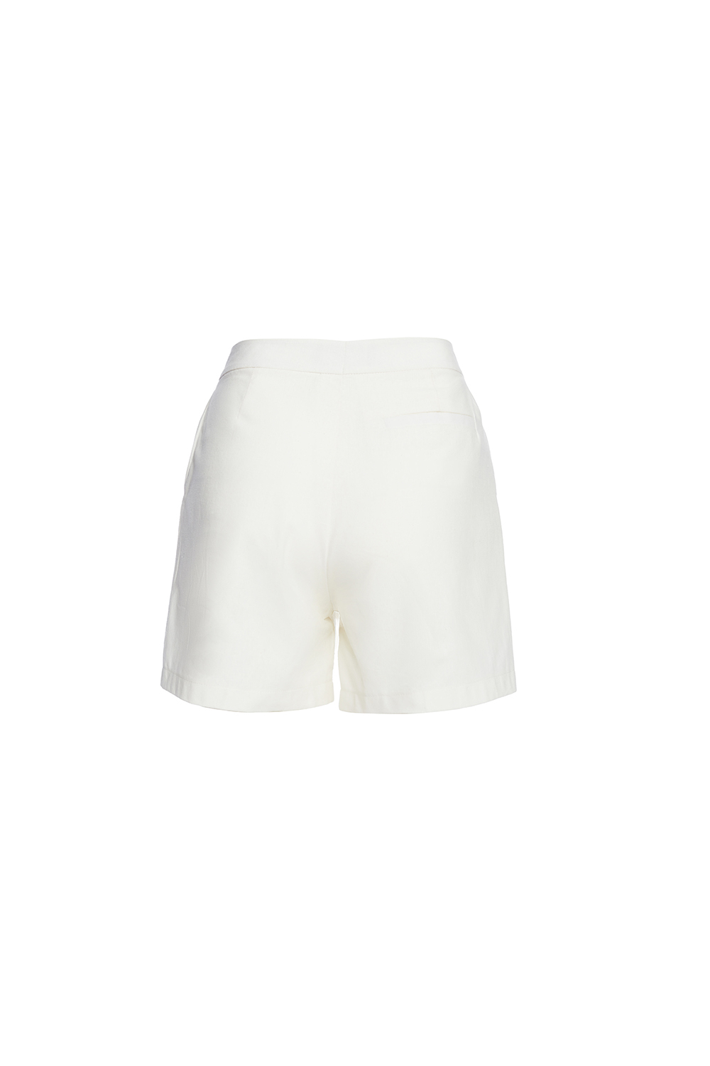 Quần short trắng phối 2 túi 