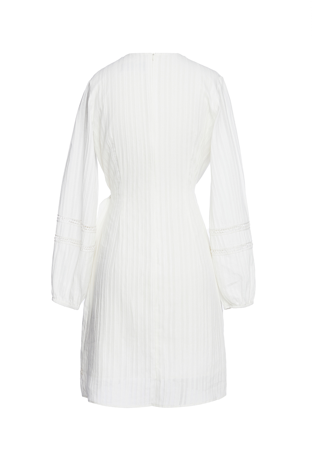 Đầm quấn wrap dress tay dài eo cột nơ 