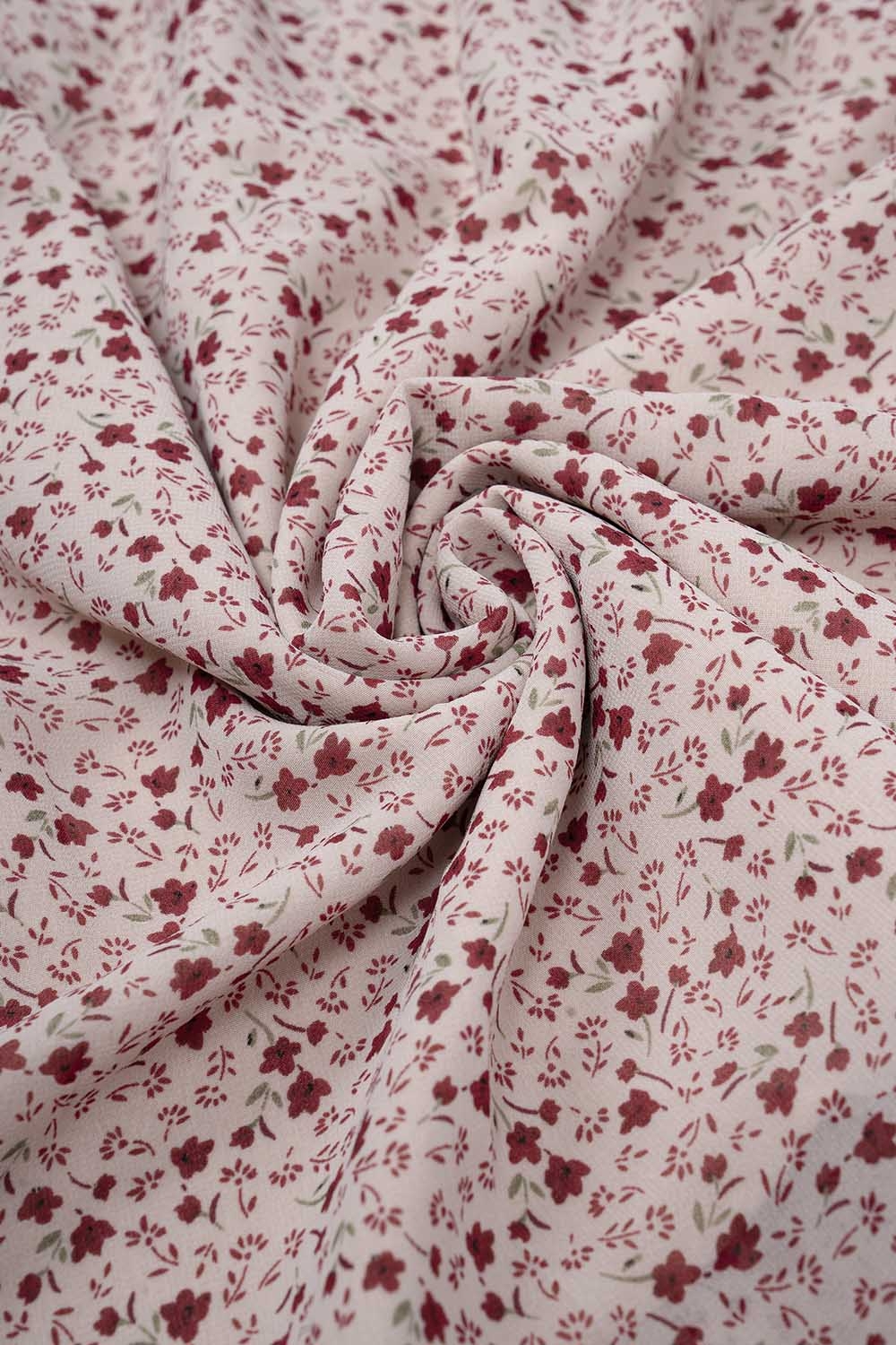 Đầm xòe hoa nhí tay lỡ 