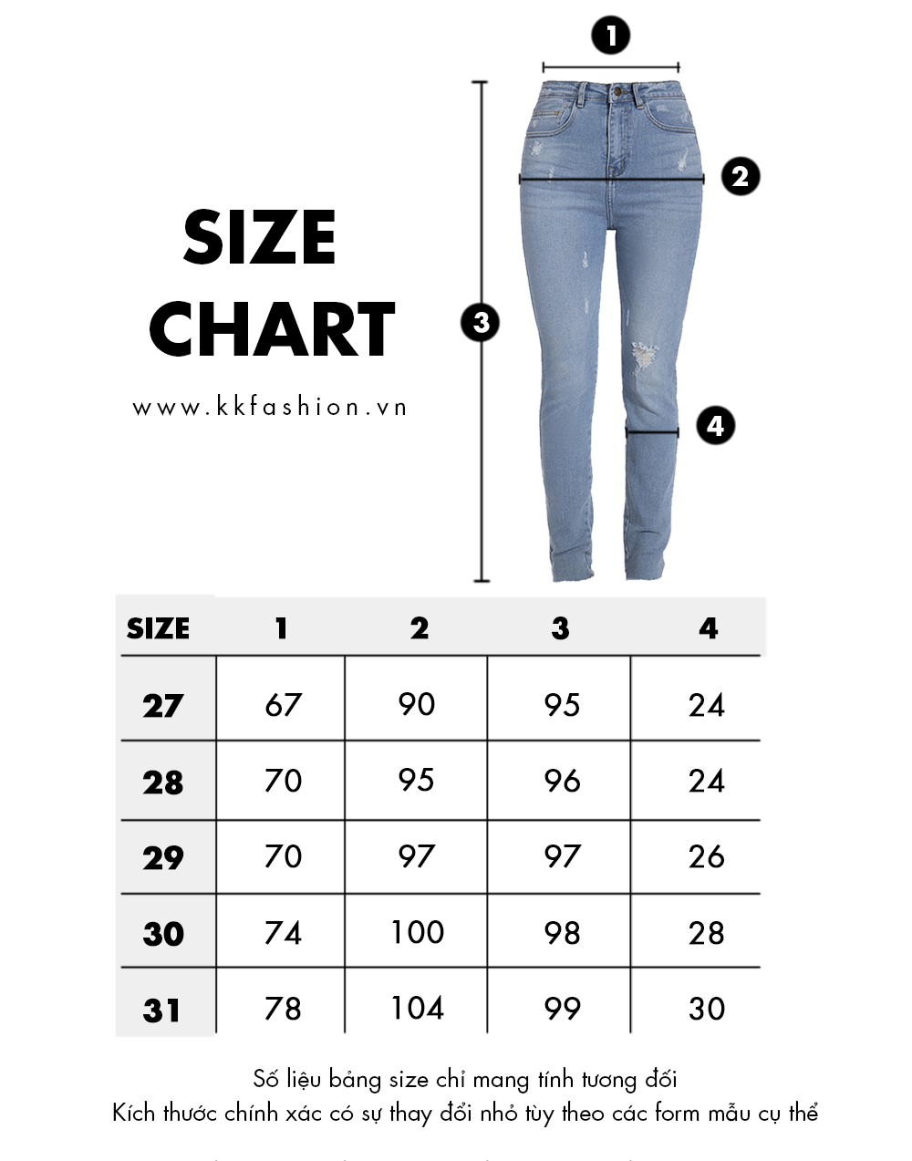 Quần jeans nữ lưng cao dáng skinny 