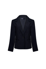 Áo khoác blazer đen 2 lớp túi mổ 