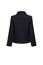 Áo khoác blazer đen 2 lớp túi mổ