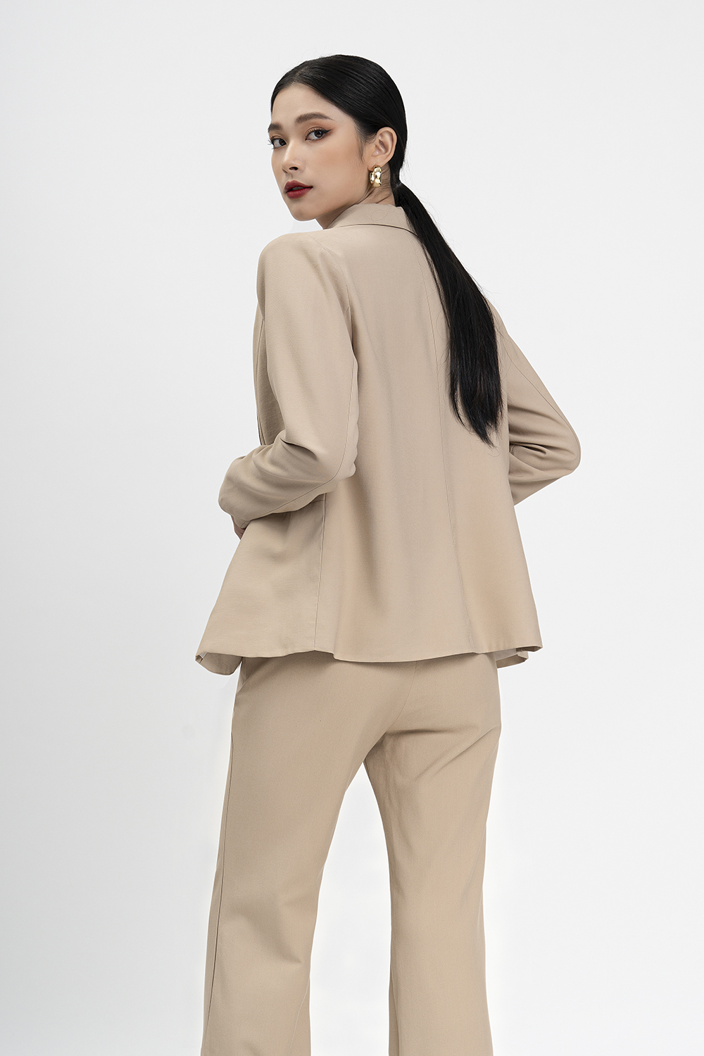 Áo khoác blazer 2 lớp túi mổ 