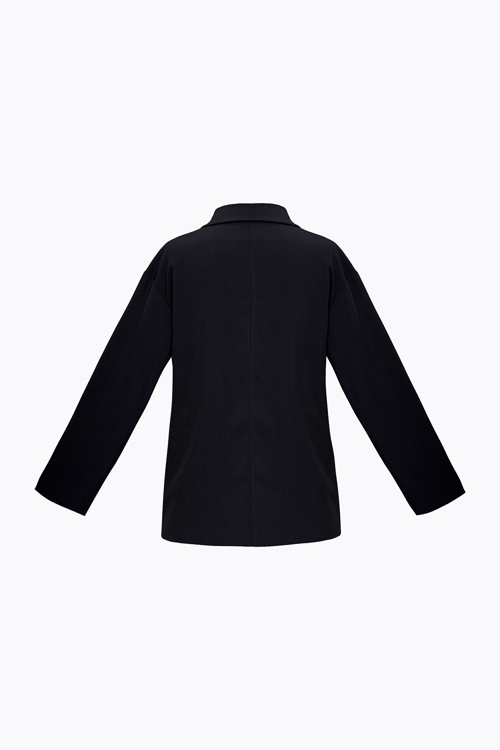 Áo khoác blazer đen 2 lớp túi đắp xéo 