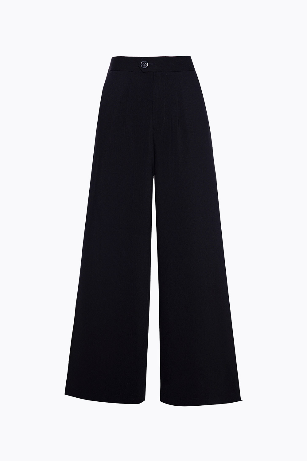 Quần suông dài ống rộng lưng cao 