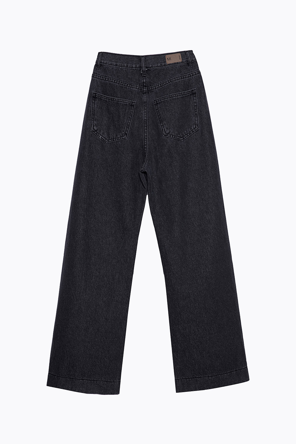 Quần jeans ống suông màu đen 