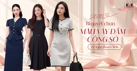Bí quyết chọn màu váy đầm công sở để luôn thanh lịch