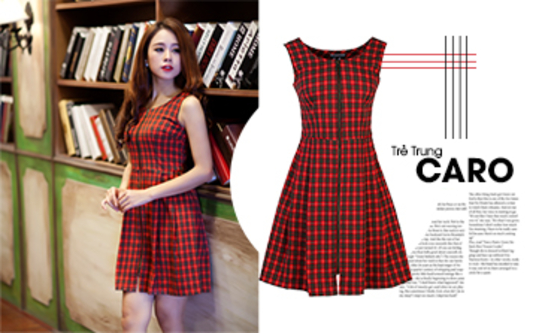 Tổng hợp Mẫu Váy Kẻ Caro Dáng Suông giá rẻ bán chạy tháng 82023  BeeCost