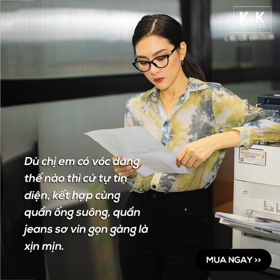 Áo sơ mi nữ họa tiết trẻ đẹp thanh lịch ASM06-19