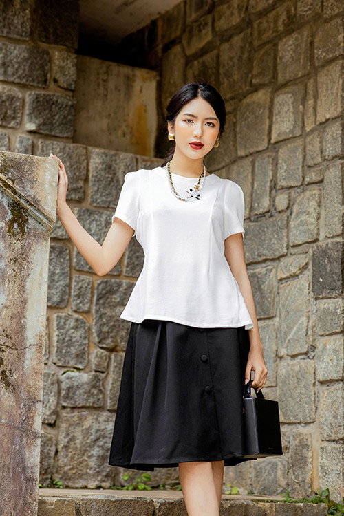 Áo sơ mi kiểu tay ngắn ASM05-18